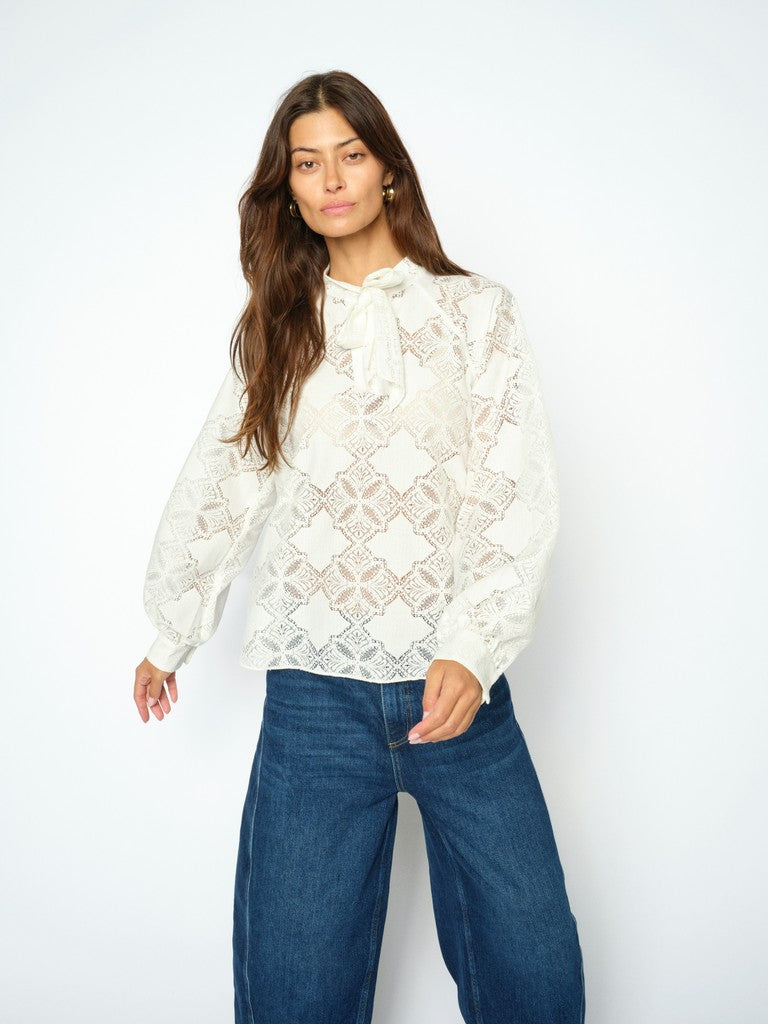MOS MOSH "MMTamlyn Lace Blouse" (Ecru)