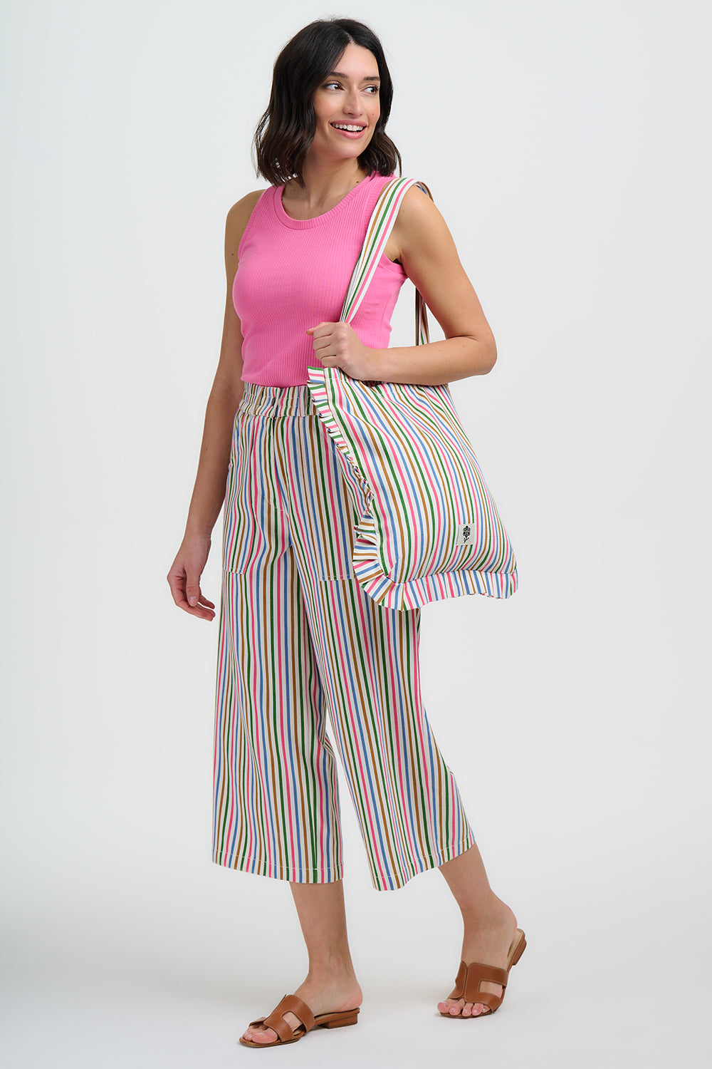 SUGARHILL "Monica Frill Tote"  (Multi)