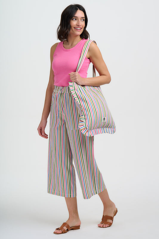 SUGARHILL "Monica Frill Tote"  (Multi)