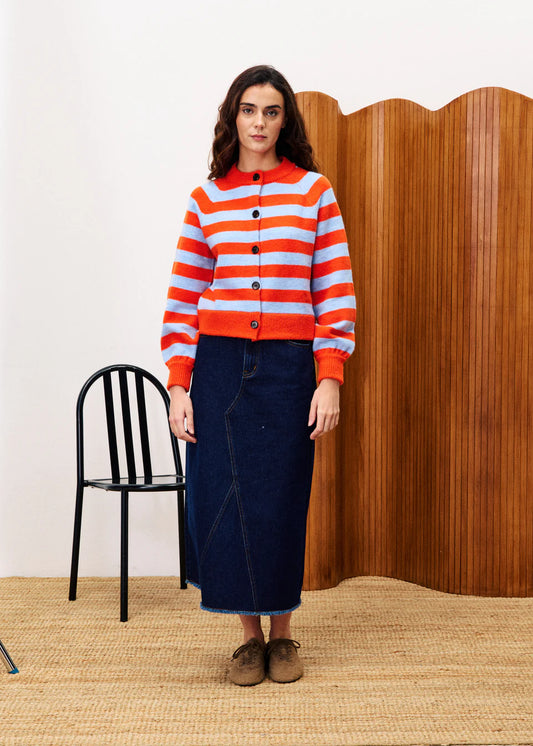 FRNCH "Morand Cardigan" (Rouge)