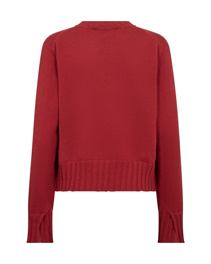 MOS MOSH "MMMoria Cashmere Crewneck Knit "(Lava Falls)
