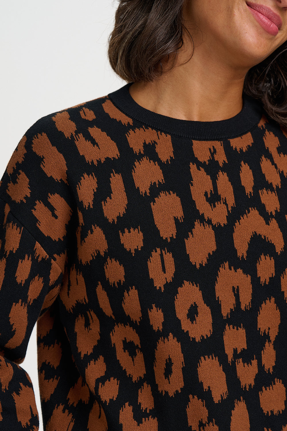 SUGARHILL "Myla Jumper" (Leopard)