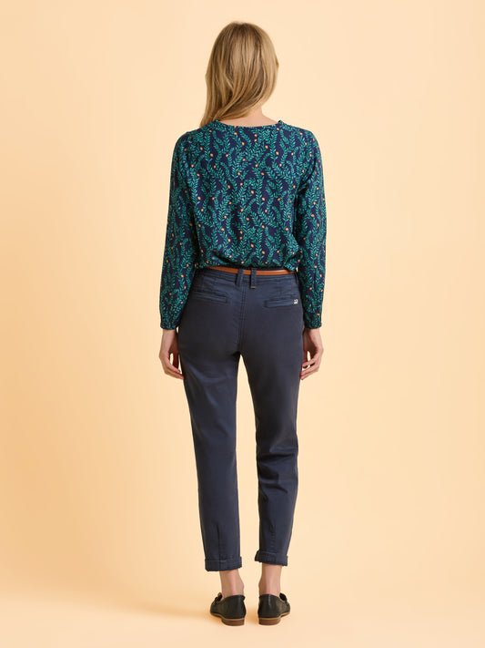 BRAKEBURN "Nanda Blouse" (Teal)