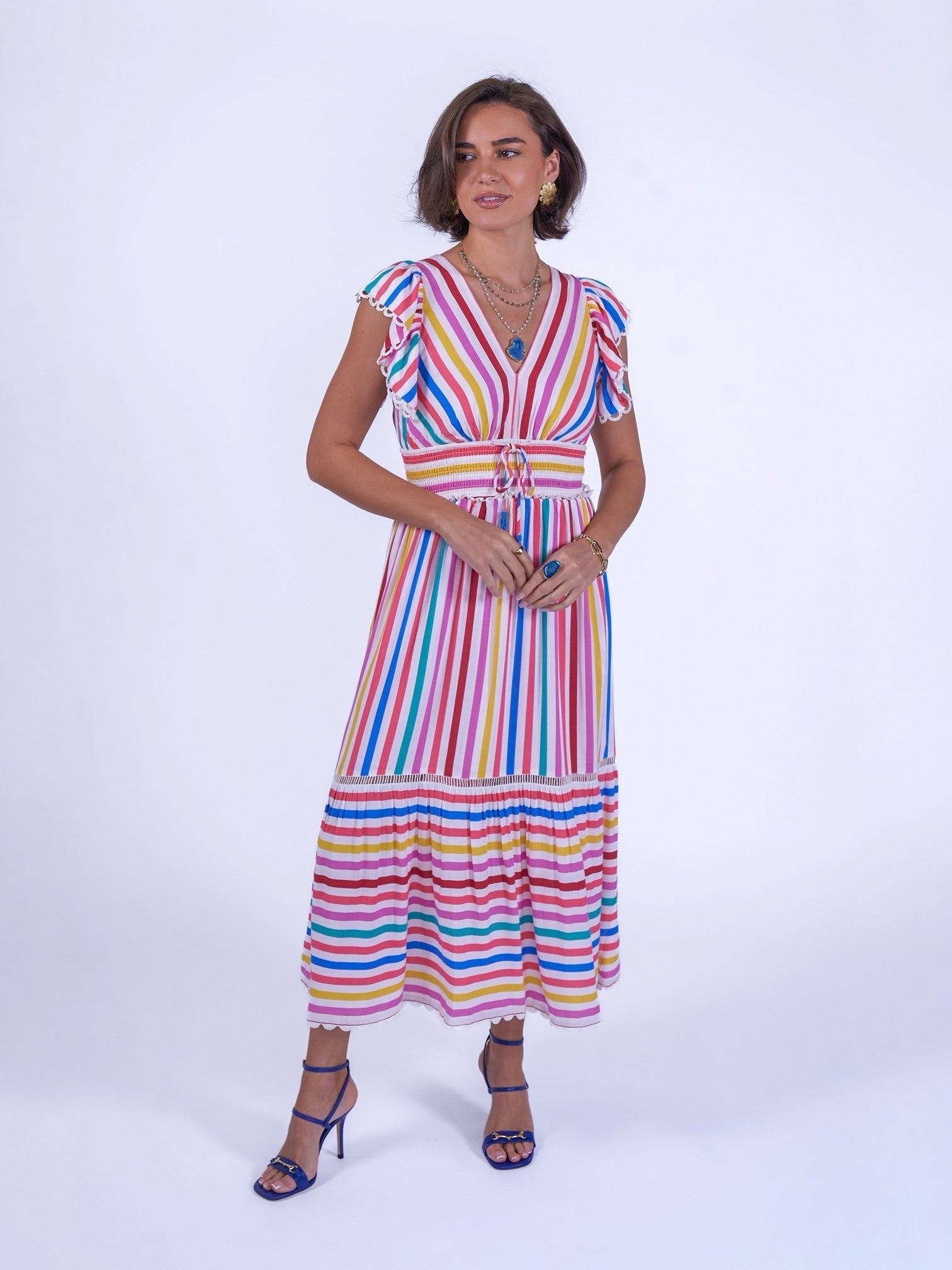NEW DAY ORIGINALS "Misha Dress "(Candy Stripe) - ClobR