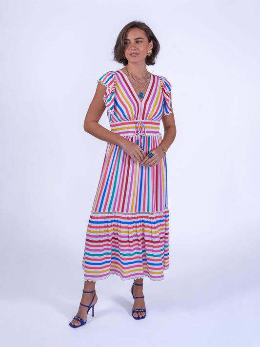 NEW DAY ORIGINALS "Misha Dress "(Candy Stripe) - ClobR