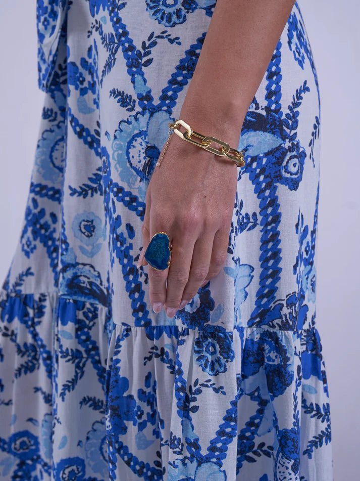 NEW DAY ORIGINALS "Safari Dress" (Botanical Blue) - ClobR