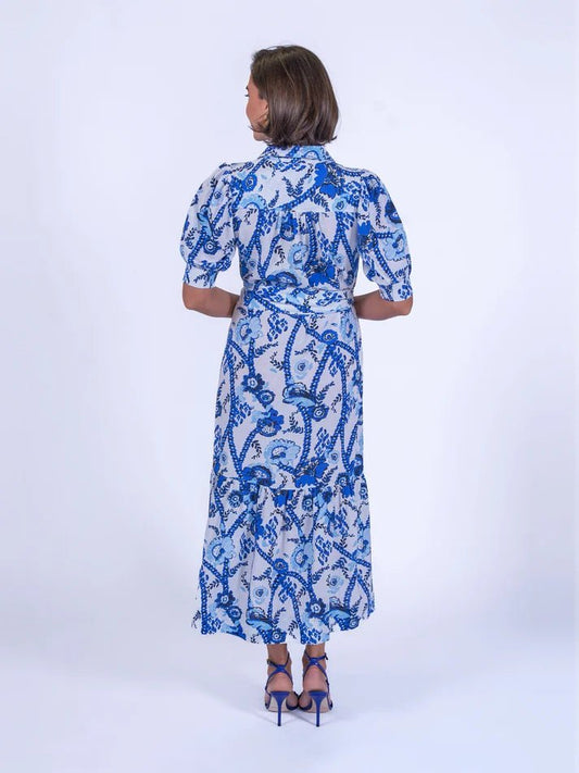 NEW DAY ORIGINALS "Safari Dress" (Botanical Blue) - ClobR