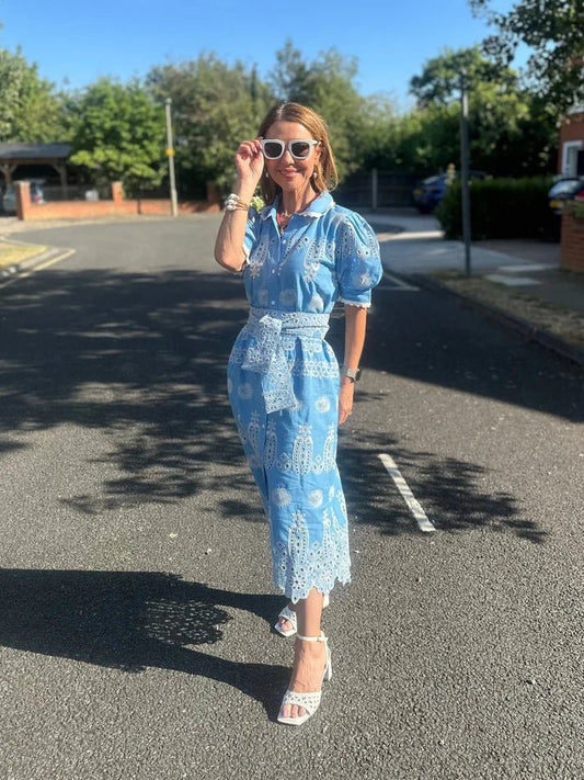 NEW DAY ORIGINALS "Sani Dress" (Blue) - ClobR