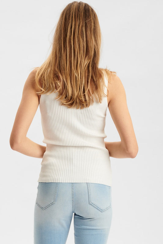 NUMPH "NUCerys Knit Top"  (Cloud Dancer)