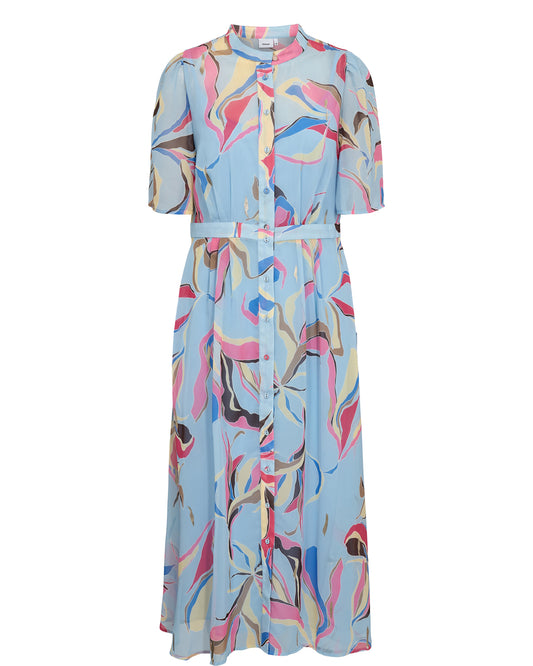 NUMPH "NUKyndall SS Dress" (Cerulean)