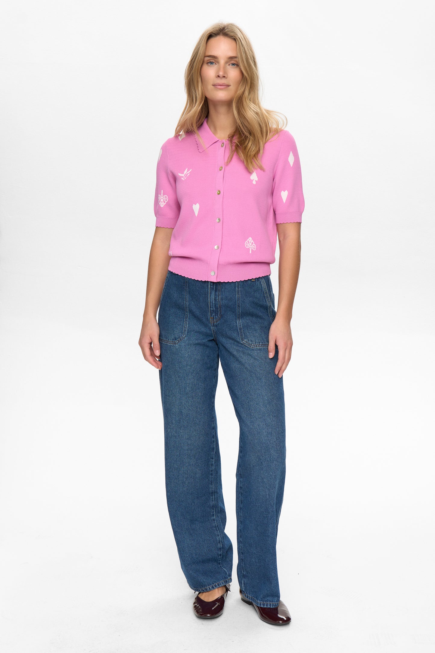 NUMPH "NUMalitta Cardigan" (Fuchsia)