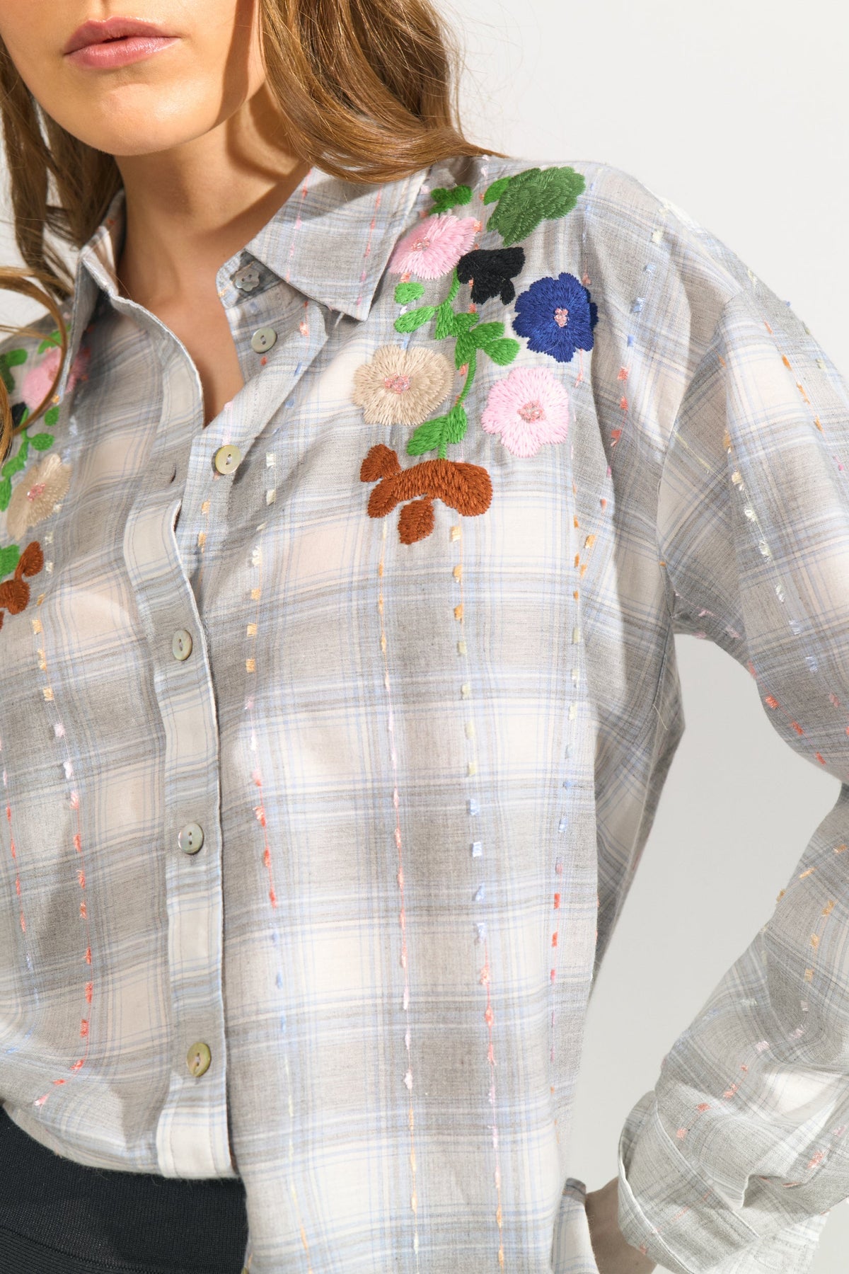 NUMPH "NUMaggie Shirt" (Floaty Blue) - ClobR