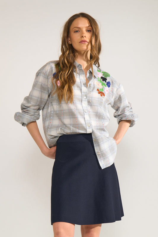 NUMPH "NUMaggie Shirt" (Floaty Blue) - ClobR