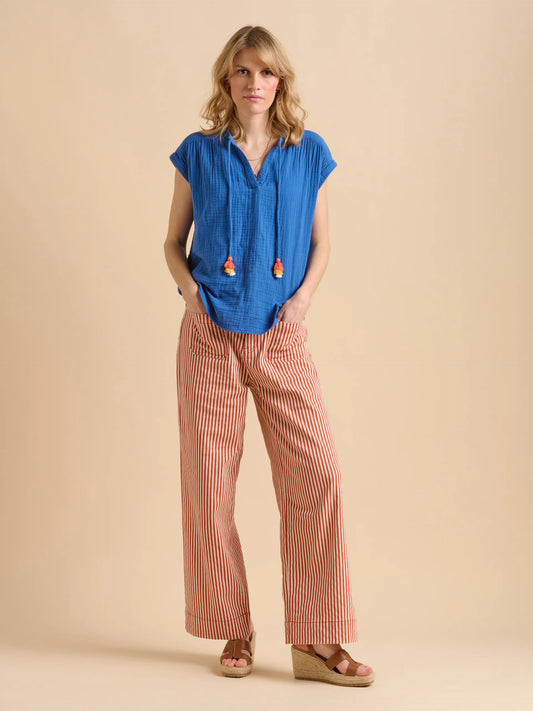 BRAKEBURN "Ocean Blouse" (Blue)