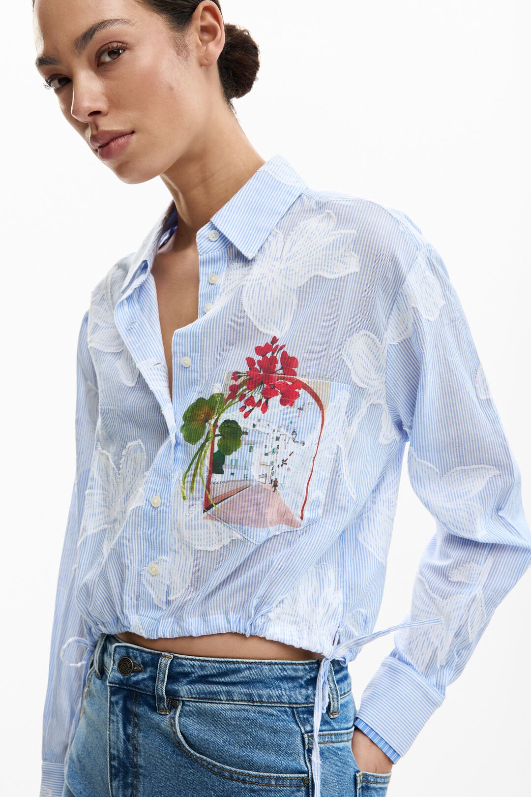 DESIGUAL "Parker Shirt" ( Blue Water )