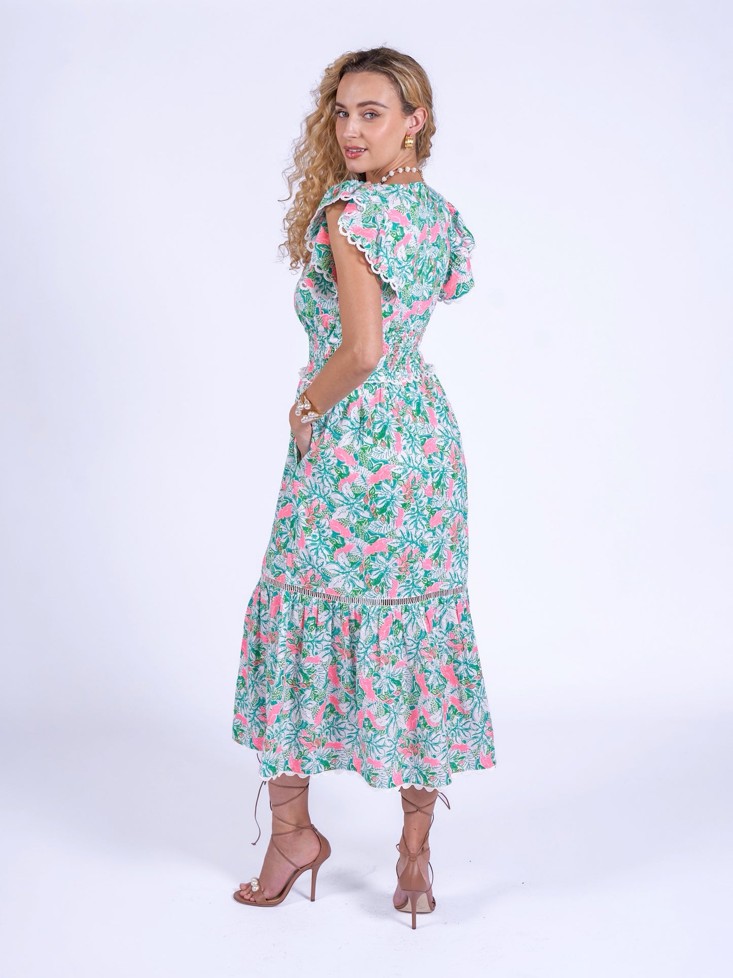 NEW DAY ORIGINALS "Misha Dress"( Pink Parrot )