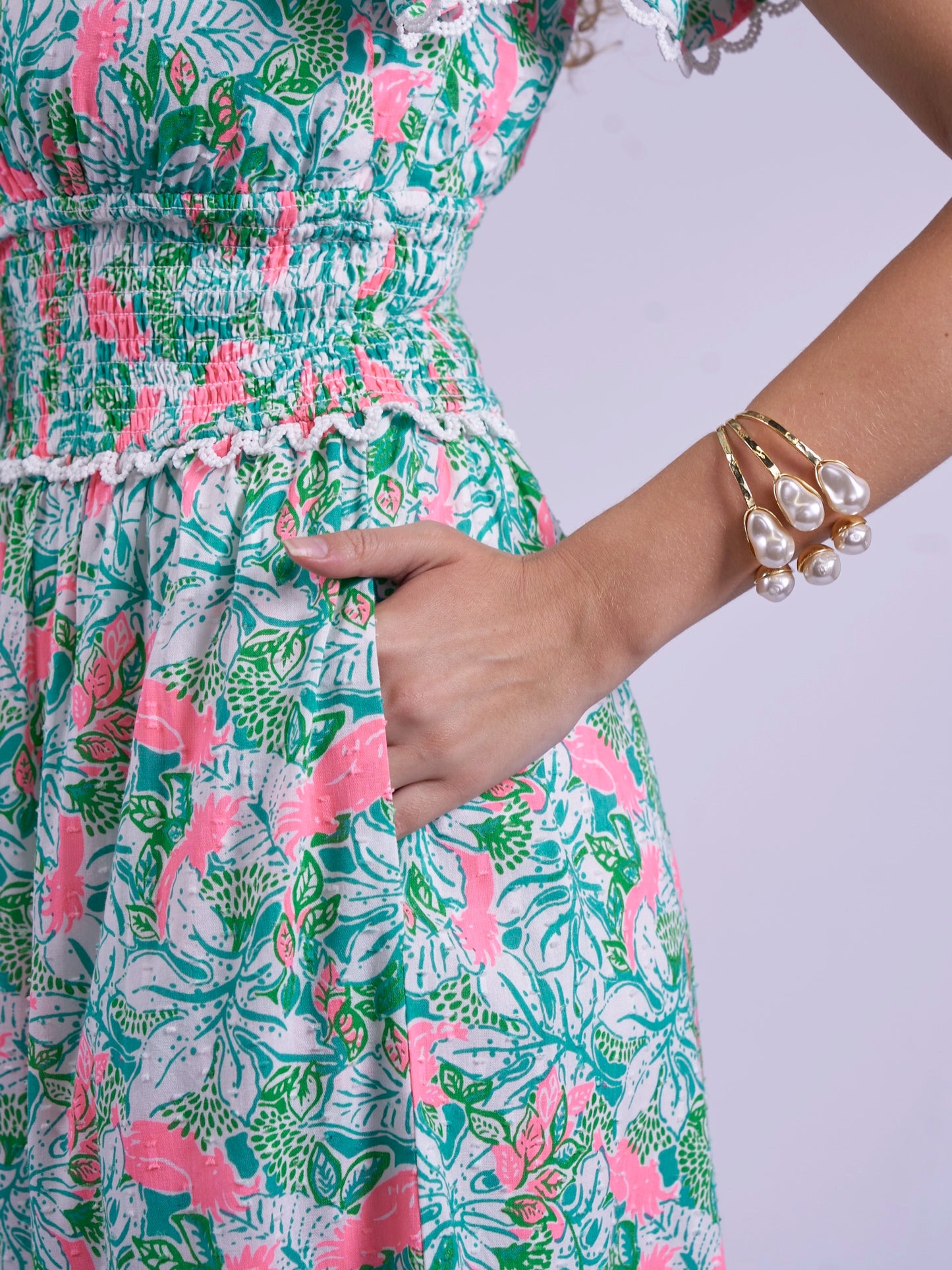 NEW DAY ORIGINALS "Misha Dress"( Pink Parrot )