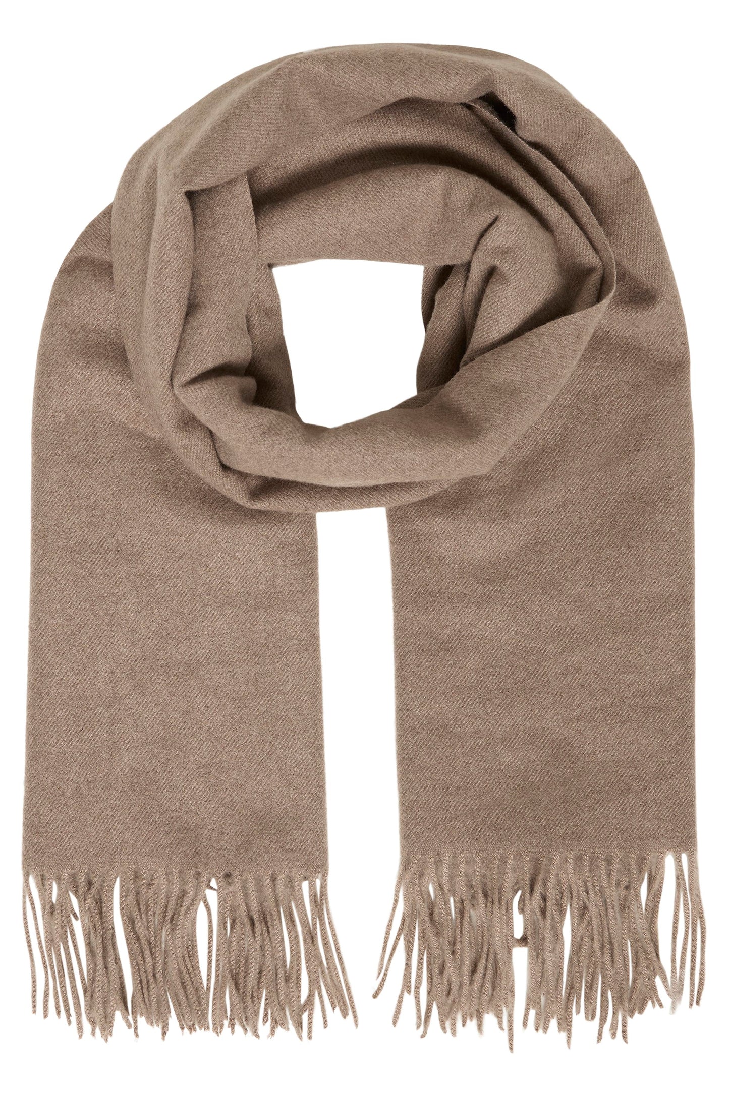 FRANSA "FRPasmira Scarf" (Rose Smoke Melange/Oxford Tan Melange)