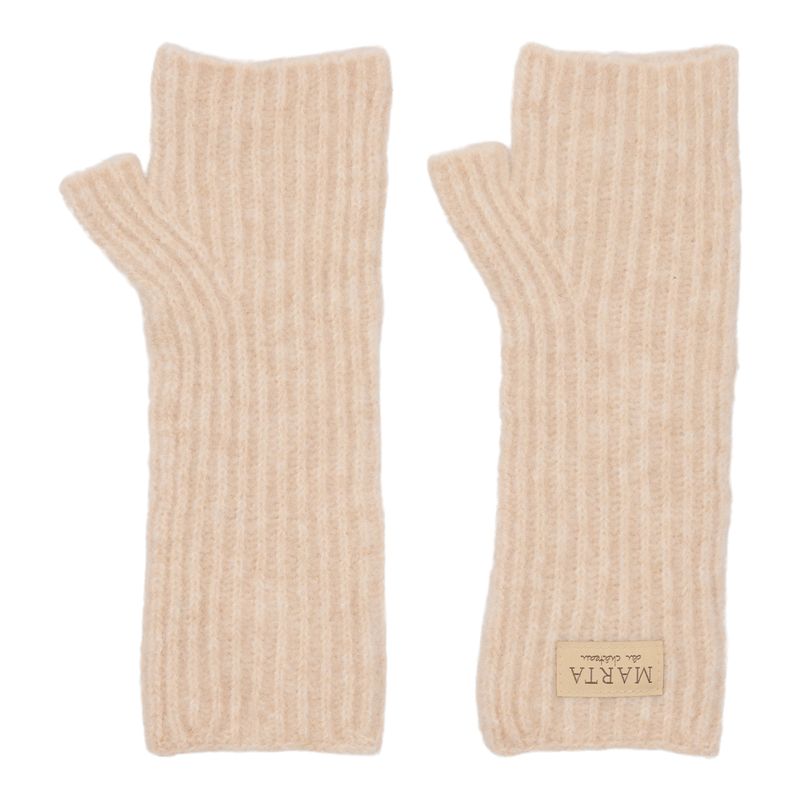 MARTA DU CHATEAU " Philippa Gloves" ( Black/Off White)