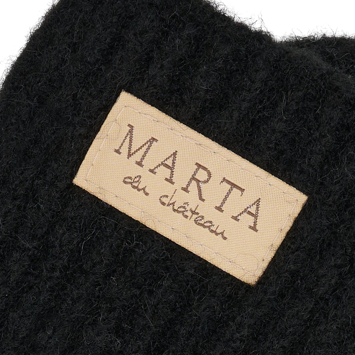 MARTA DU CHATEAU " Philippa Gloves" ( Black/Off White)