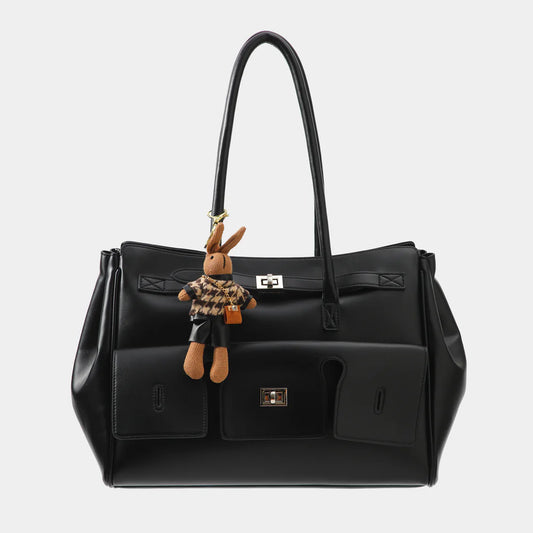 STICKYBESTIE "Rabbit Bag Charm" (Brown)