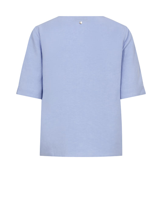 MOS MOSH "MMRaina Alexis Blouse"  (Brunnera Blue)