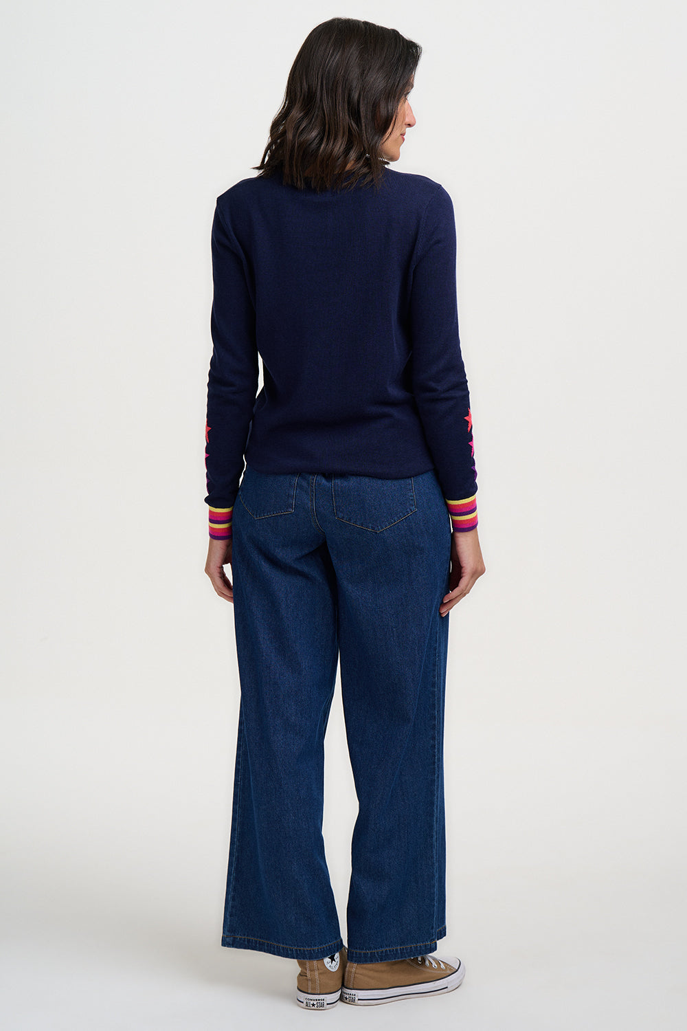 SUGARHILL "Rita Jumper" (Navy Star Cuffs)