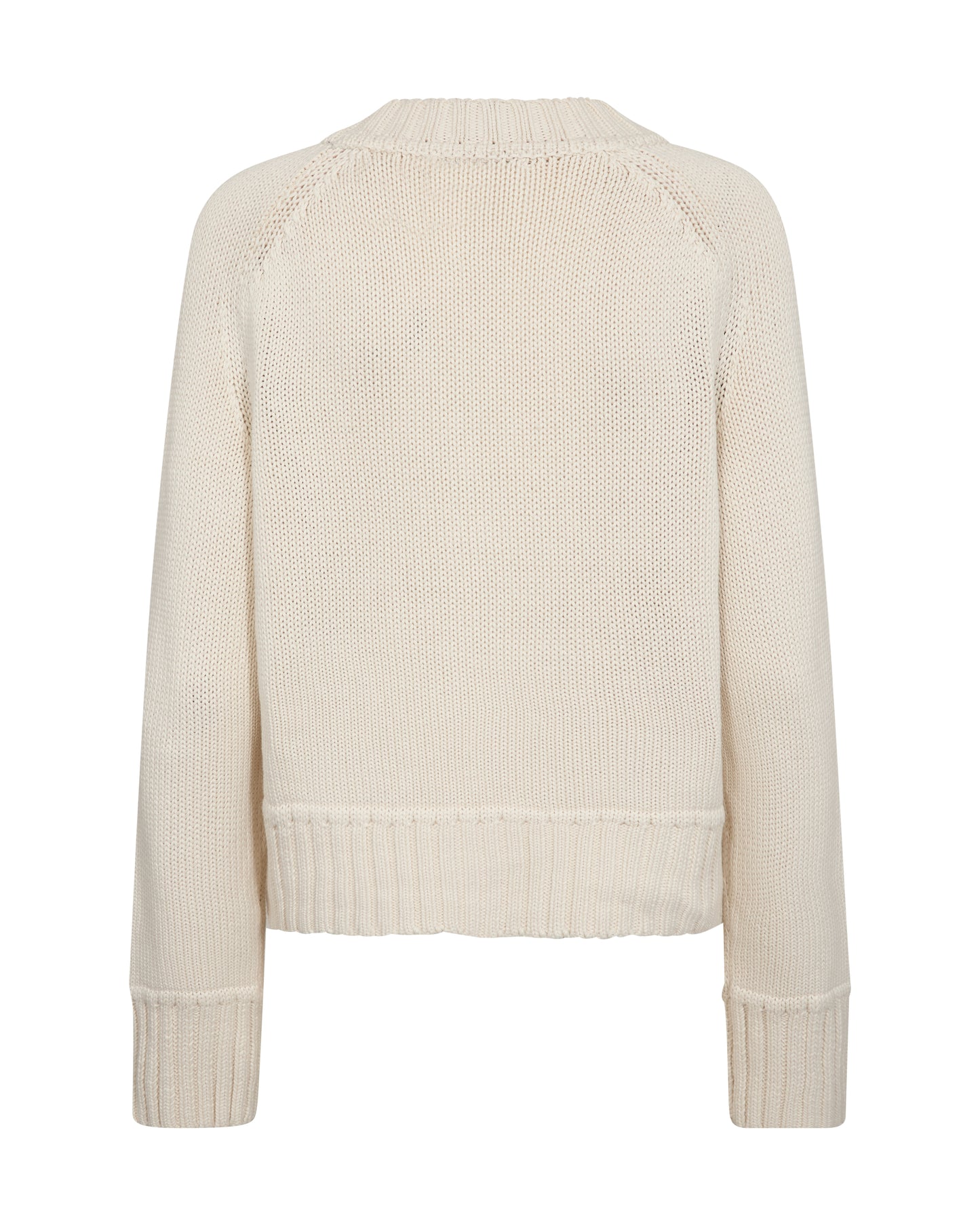 MOS MOSH "MMRola Bine V Neck Knit Cardigan" (Ecru)