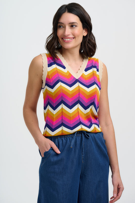Rosy Knit Vest