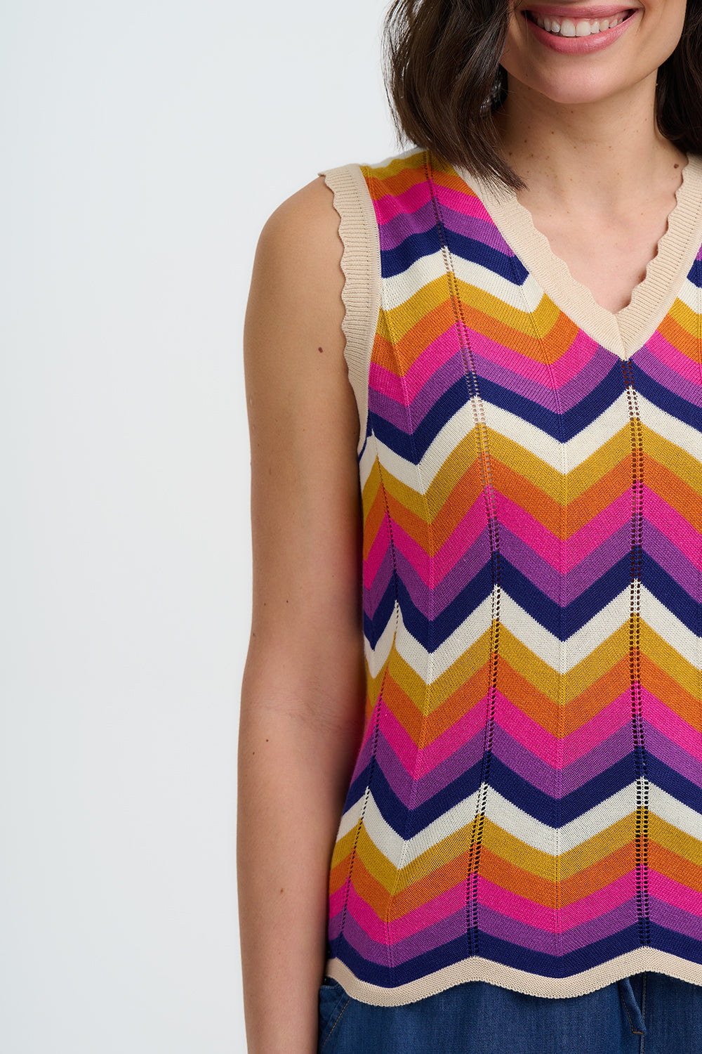 Rosy Knit Vest