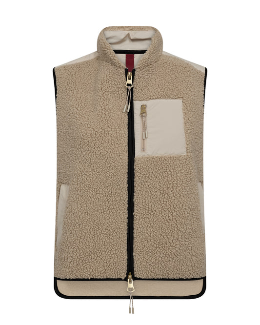 MOS MOSH "MMRowe Eli Teddy Vest " (Feather Gray)