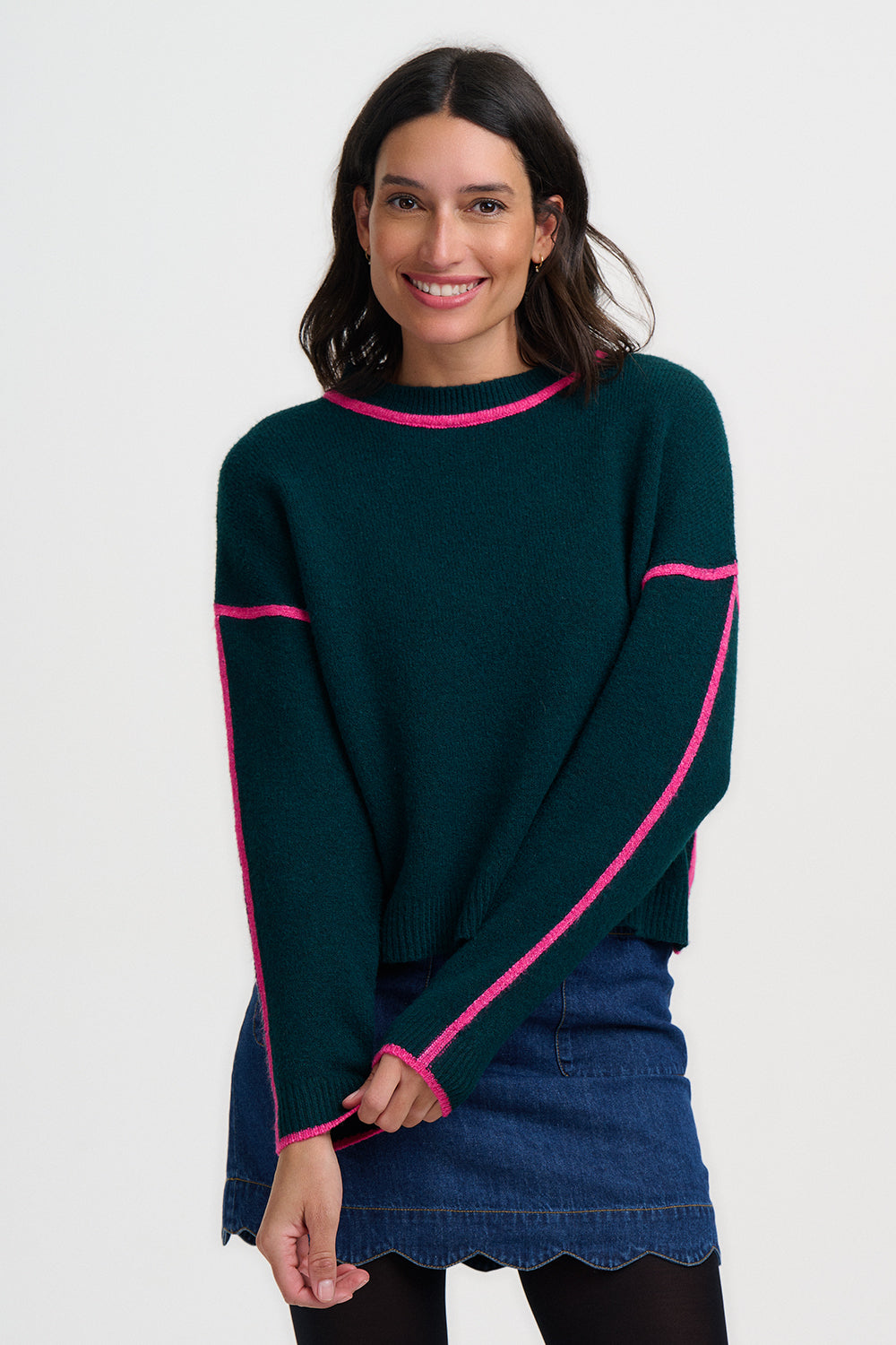 SUGARHILL "Rozalia Jumper" (Jade Green)