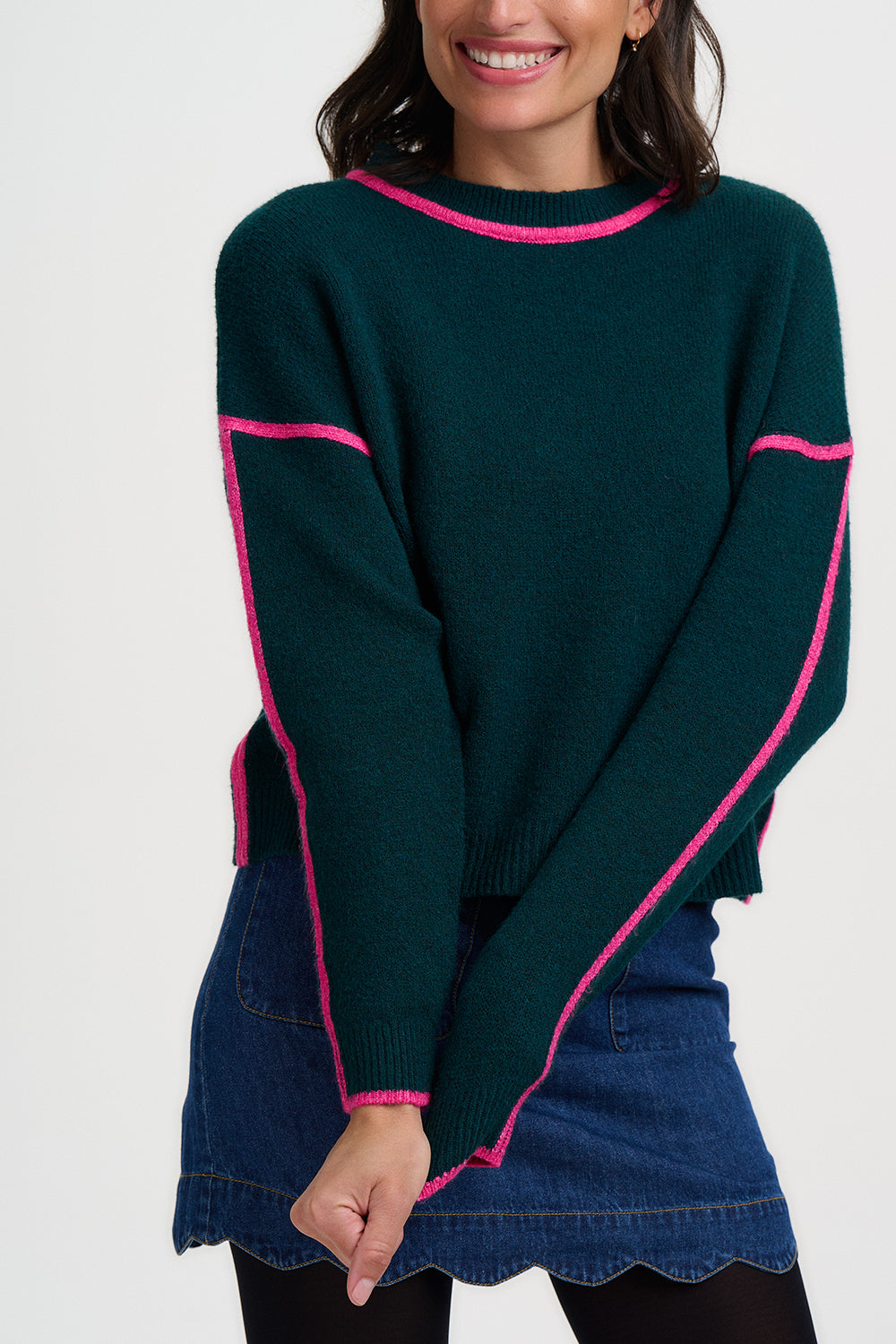 SUGARHILL "Rozalia Jumper" (Jade Green)