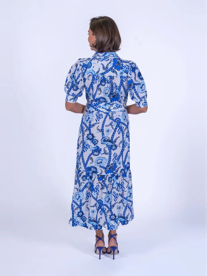 NEW DAY ORIGINALS "Safari Dress" (Botanical Blue)