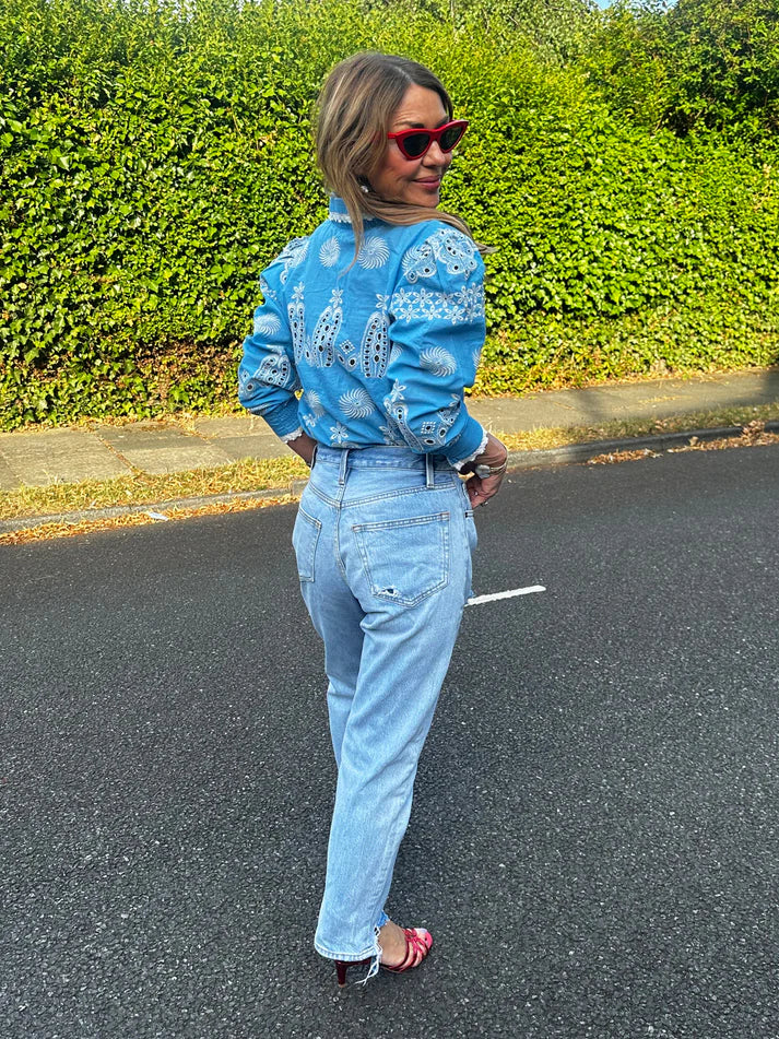 NEW DAY ORIGINALS "Sani Blouse" (Blue)