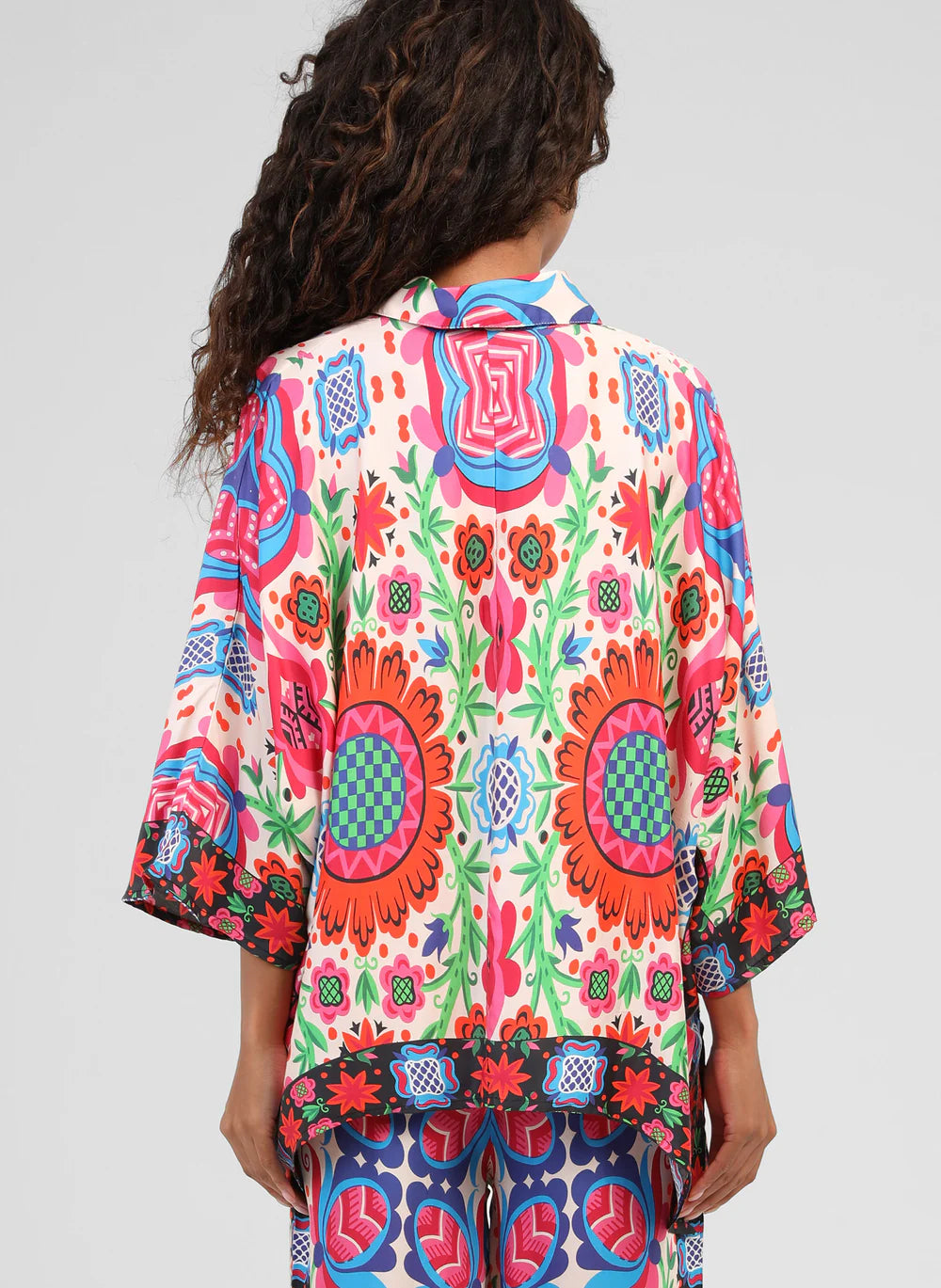 AN'GE "Sarlena Shirt" (Illana Multico)