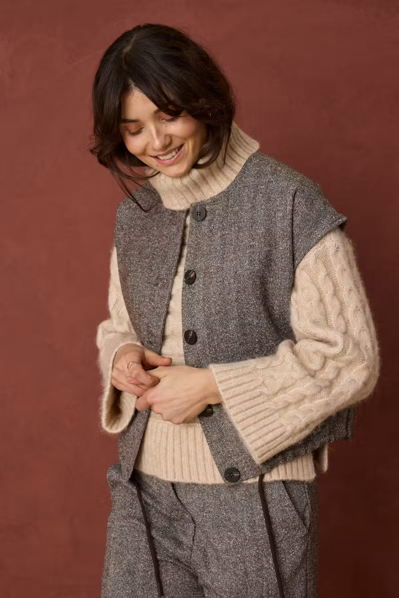 FRANSA "FRSasha Pullover" (Oatmeal)