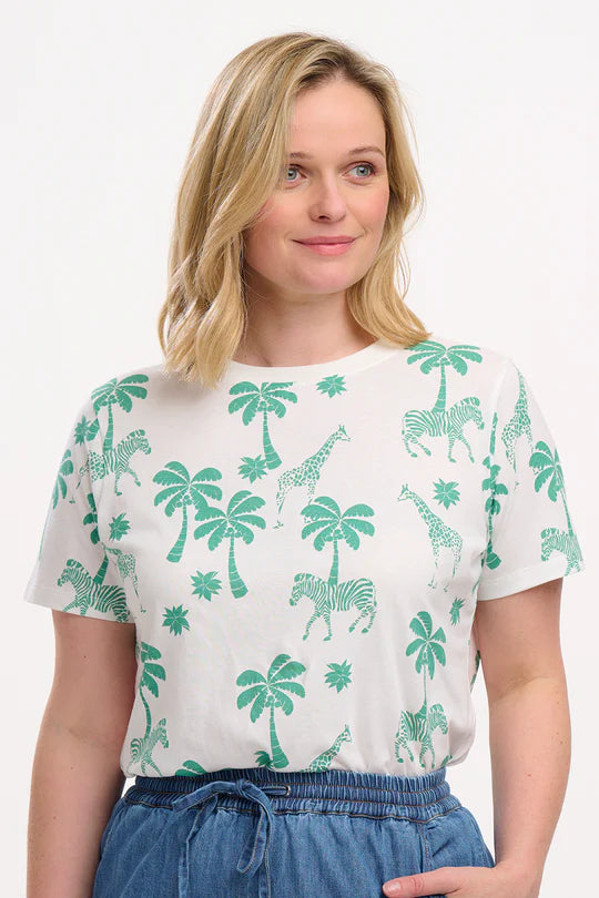 SUGARHILL "Maggie T shirt" (Off White Savannah Oasis)