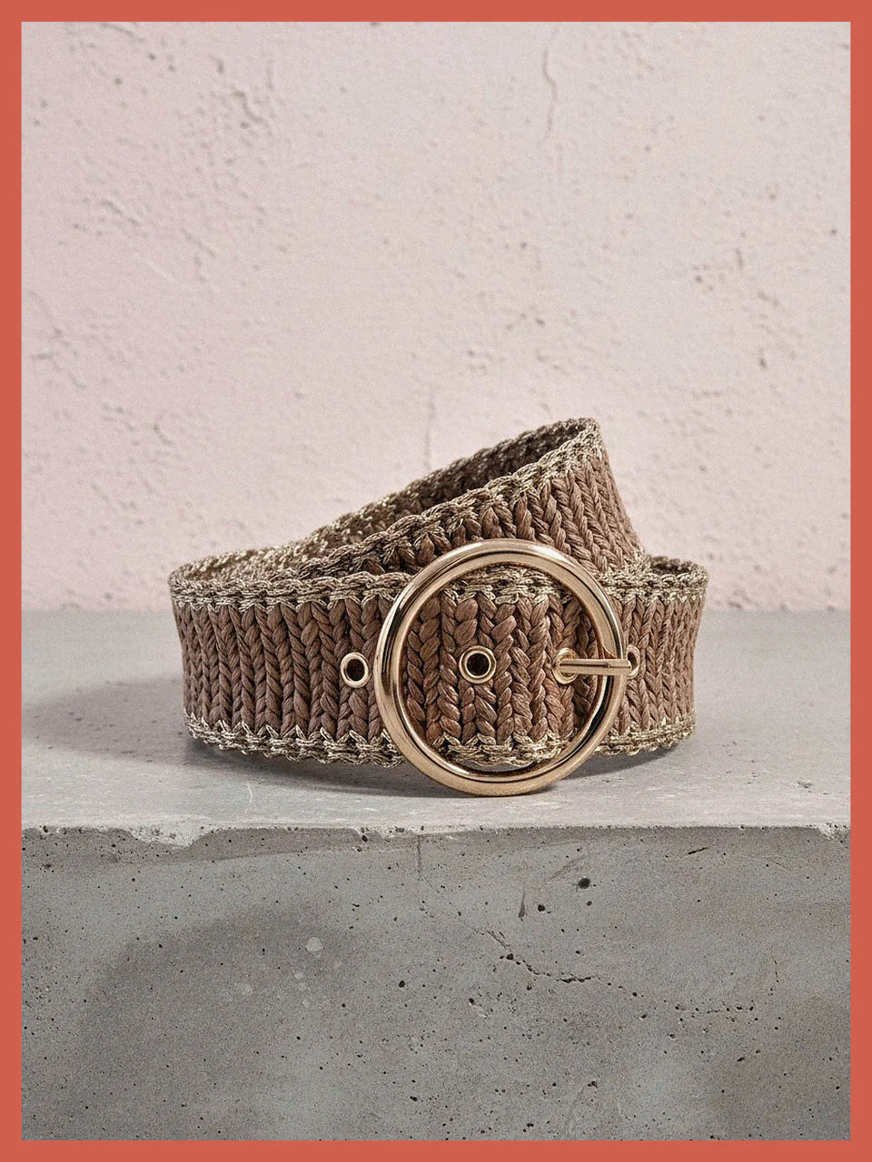 Another classic-the Shannon Summer Belt from NOOKI is the update to your Summer wardrobe for 2026.
Available in a soft rosy pink with gold metallic edging ot a warm brown neutral, either combination is great for any outift