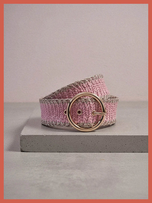 Another classic-the Shannon Summer Belt from NOOKI is the update to your Summer wardrobe for 2026.
Available in a soft rosy pink with gold metallic edging or a warm brown neutral, either combination is great for any outift