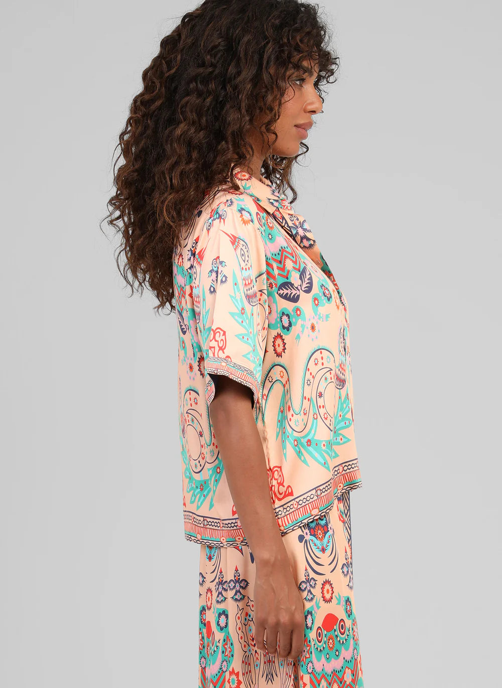 AN'GE "Shanola Shirt" (Samila Ecru)