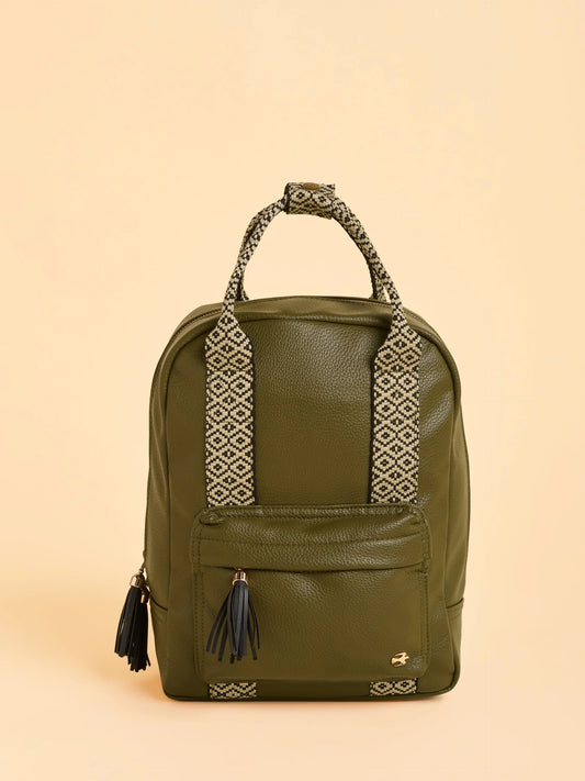Meet your new go-to backpack from BRAKEBURN, designed to keep up with your everyday adventures. With wide canvas straps, a spacious front pocket, and an extra long zip for full access, it’ll carry your weekend essentials. Carry it by the handle or wear it on your shoulders.