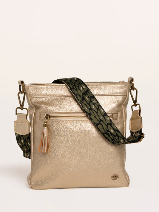 BRAKEBURN "Sierra Gold Cross Body" (Gold)