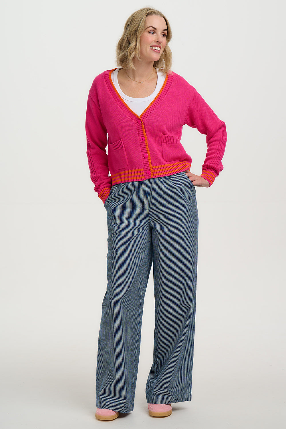 SUGARHILL "Sigourney Cardigan" (Pink)