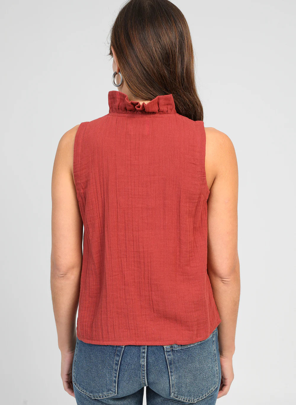 An'ge "Siloe blouse" (Chocolate)