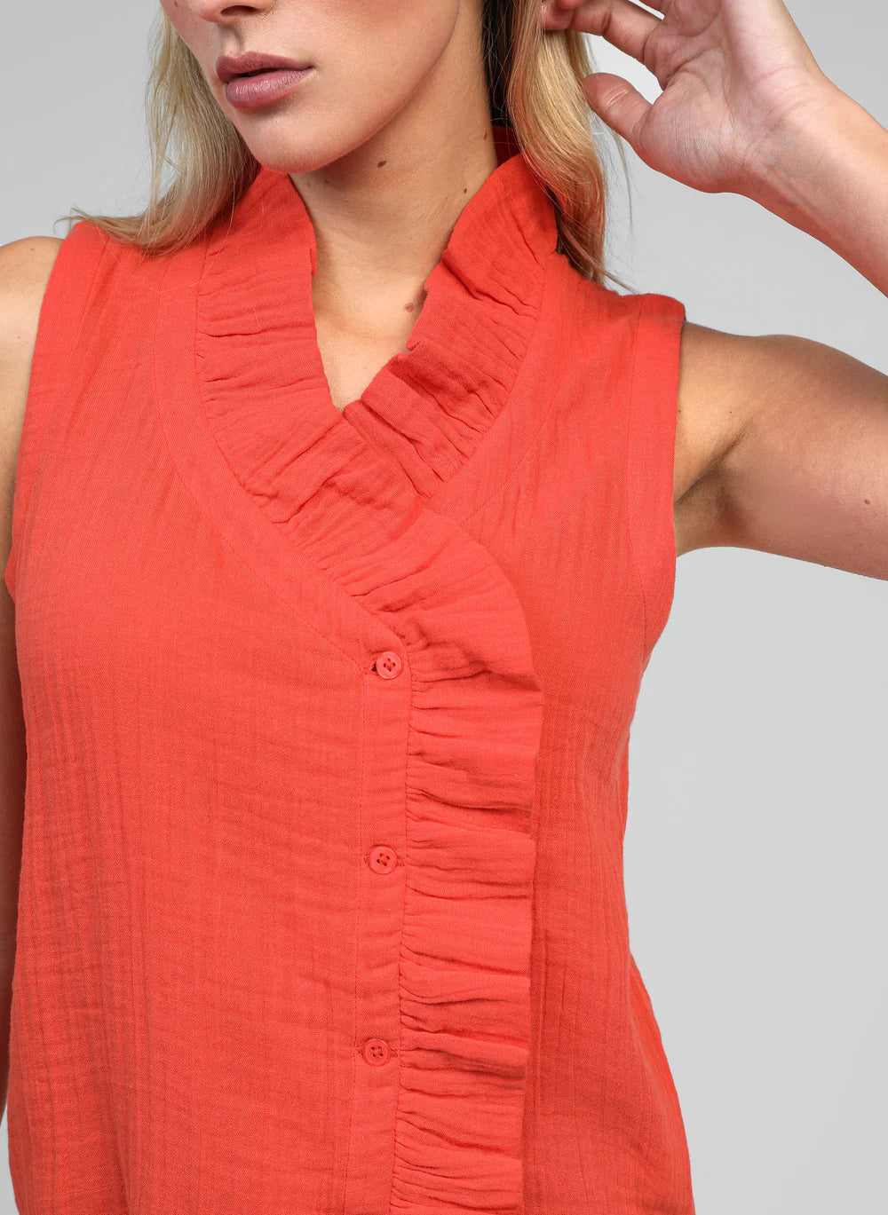 An'ge "Siloe blouse" (Orange)
