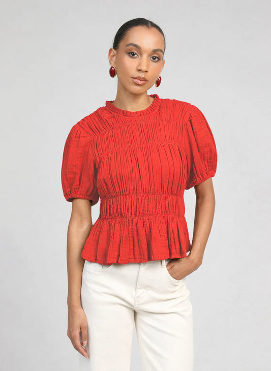 An'ge "Sizaya blouse" (Red)