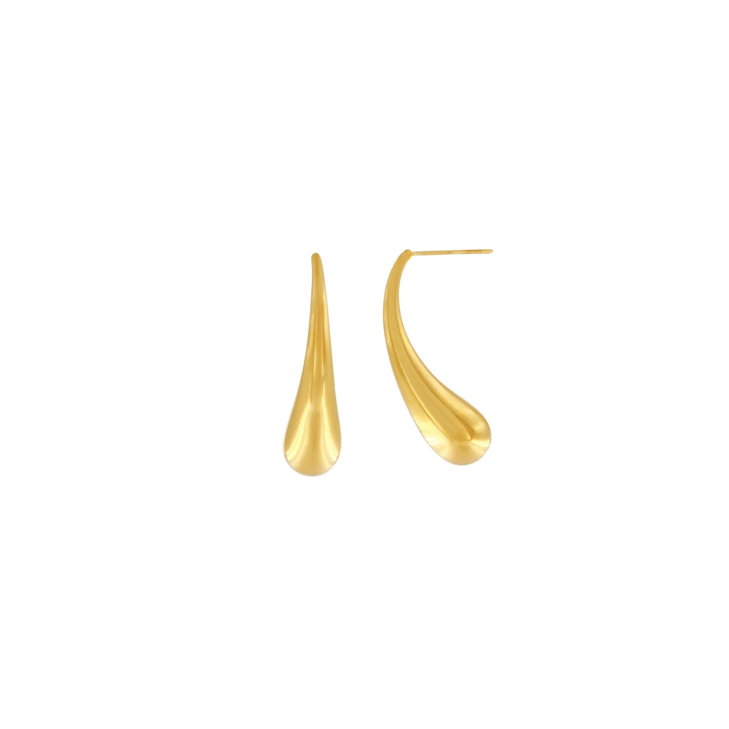 DANSK "Passion Waterproof Smooth Drop Earring" (Gold Plated)