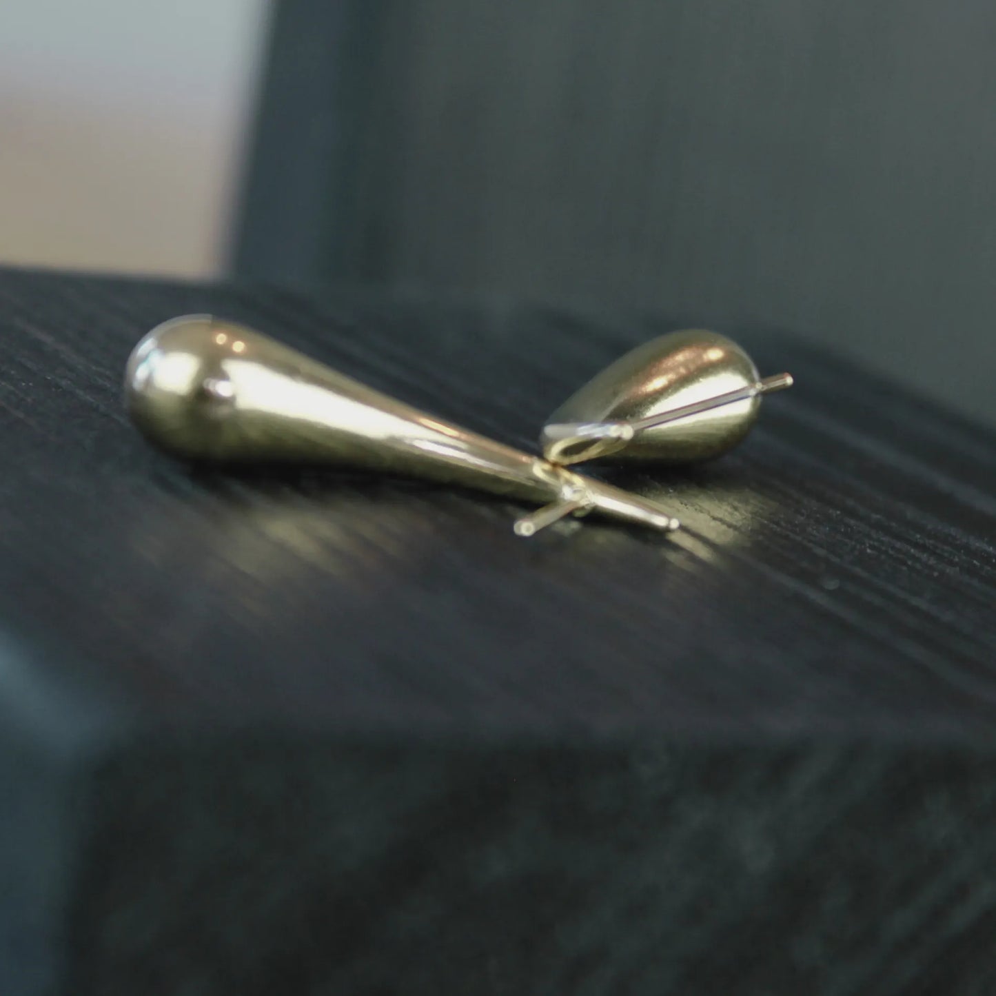 DANSK "Passion Waterproof Smooth Drop Earring" (Gold Plated)