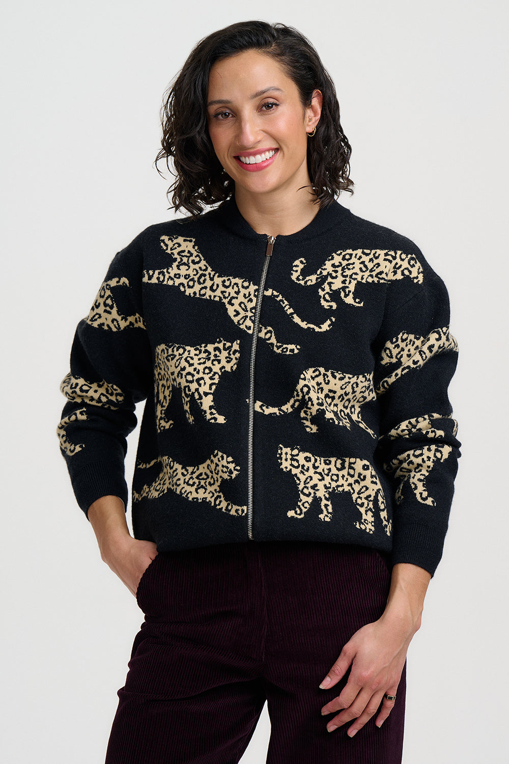 SUGARHILL"Solana Leopard" (Monochrome Leopards)